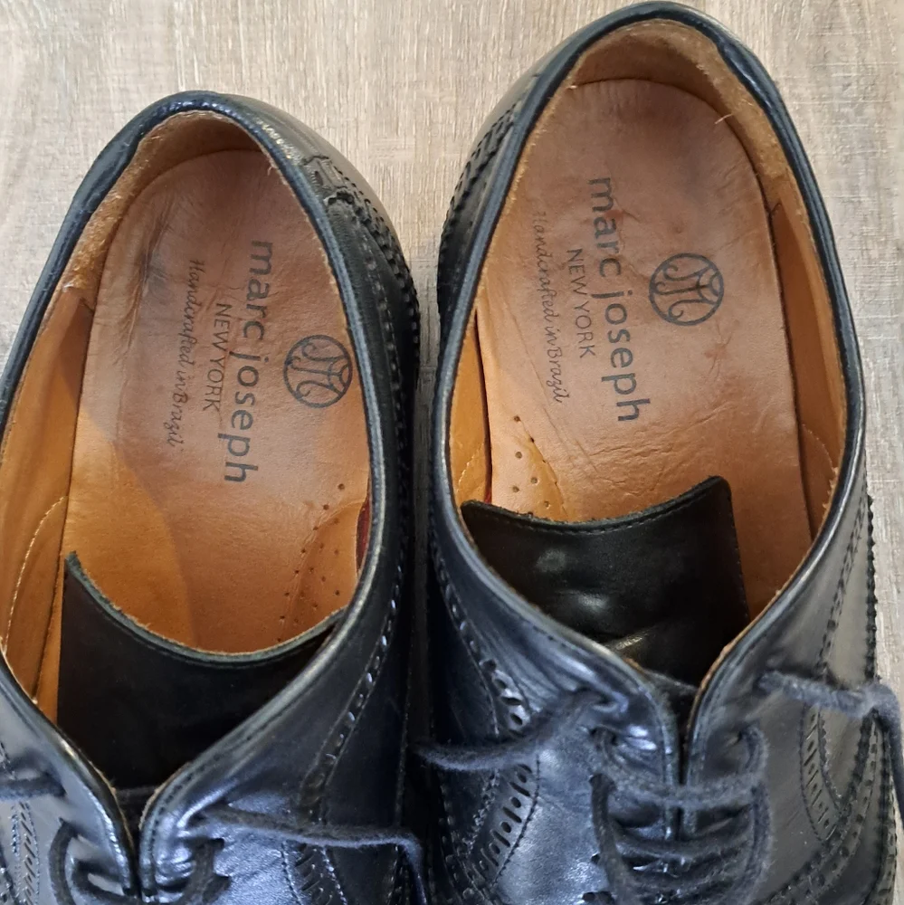 MARC JOSEPH Black Dress Shoes - Picture 9 of 11